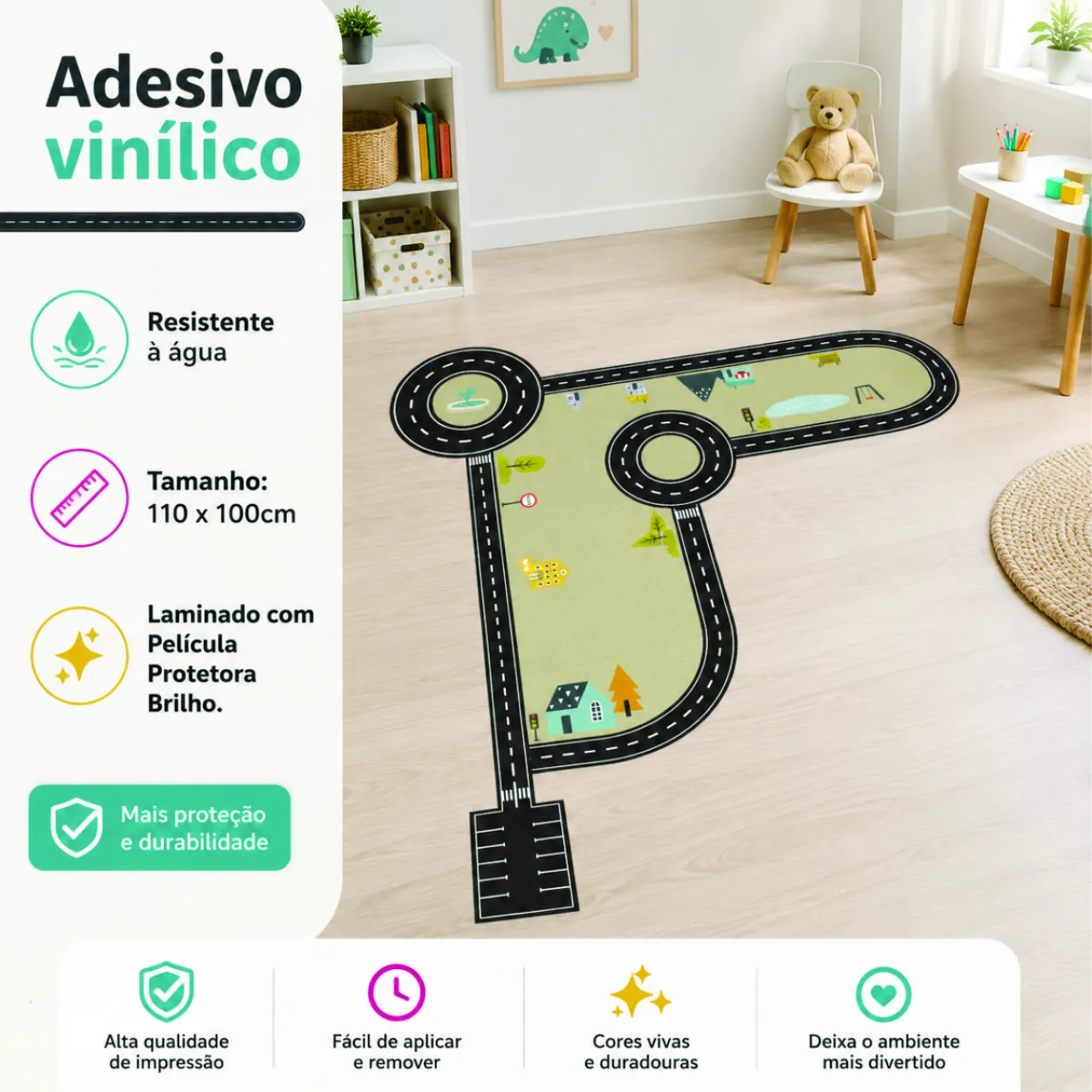 Adesivo Pista de Corrida Circuito Turbo