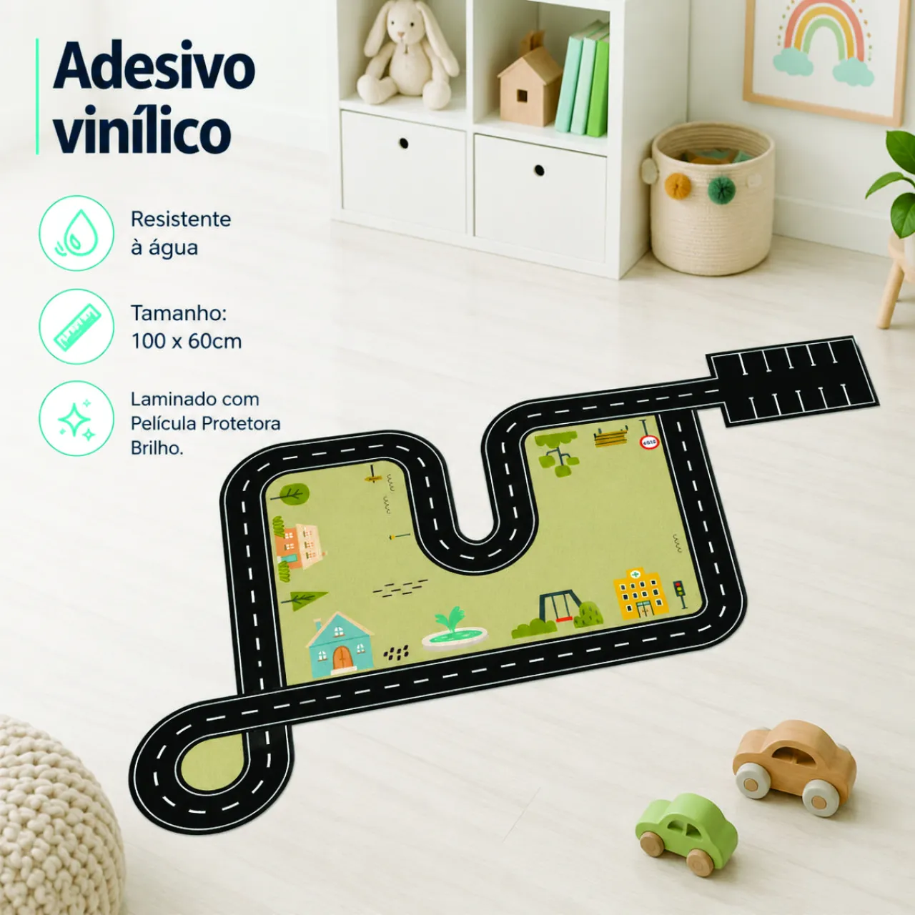 Adesivo Pista de Corrida Passeio Pela Cidade