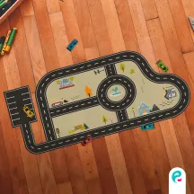 Adesivo Pista de Corrida Cidade Divertida