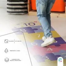 Adesivo Amarelinha Autismo