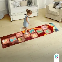 Adesivo Amarelinha Dinossauros