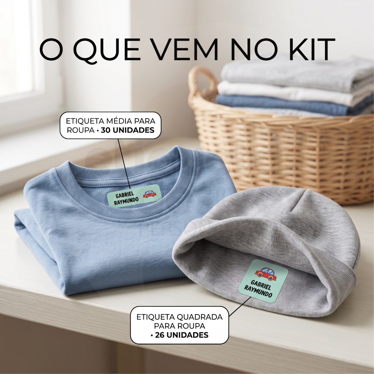 Kit Roupas 3 com desenho