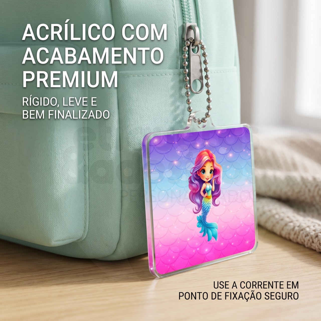 Tag Quadrado com tema