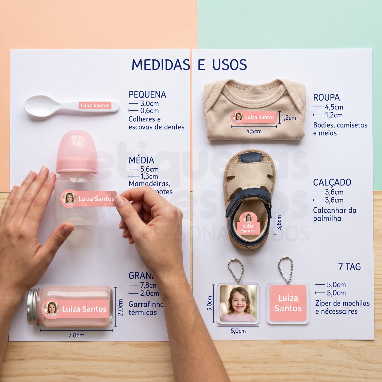 Kit Creche com foto