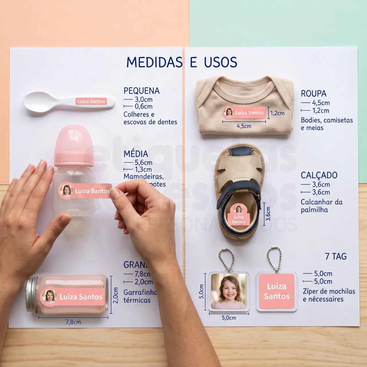 Kit Creche com foto