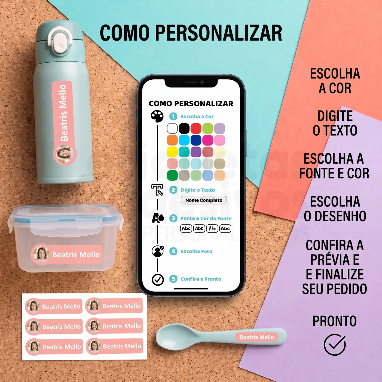 Kit Creche com foto