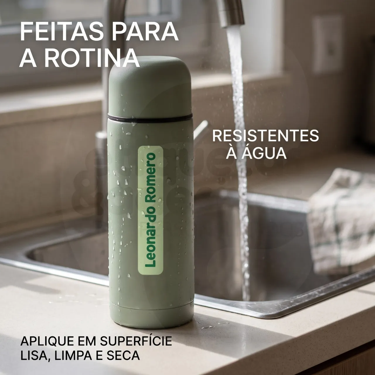 Etiqueta Grande com Desenho