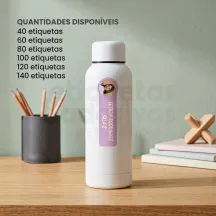 Etiqueta Grande com Foto
