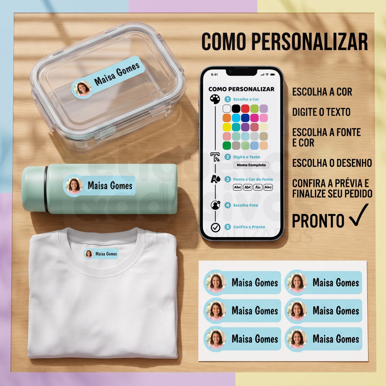 Kit 2 com foto