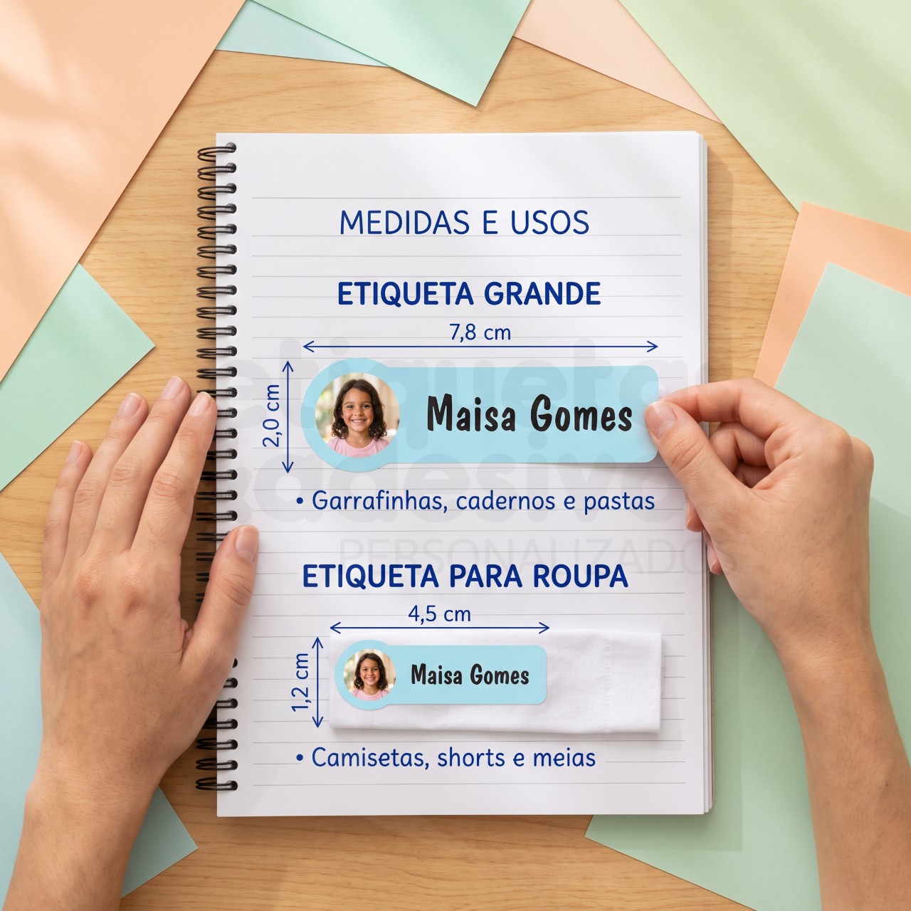 Kit 2 com foto