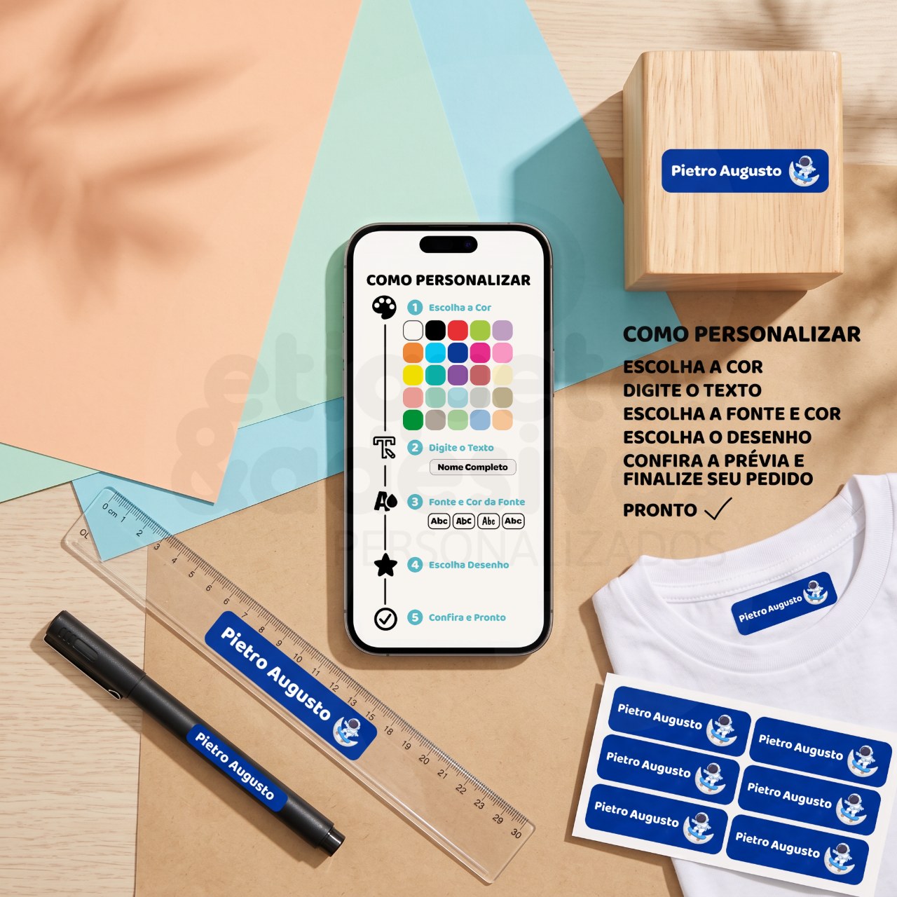 Kit 4 com desenho