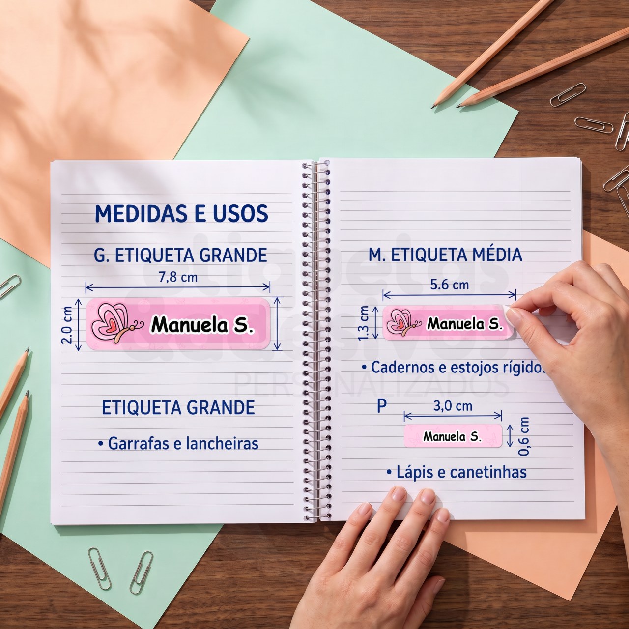 KIT ADESIVAS COM TEMA