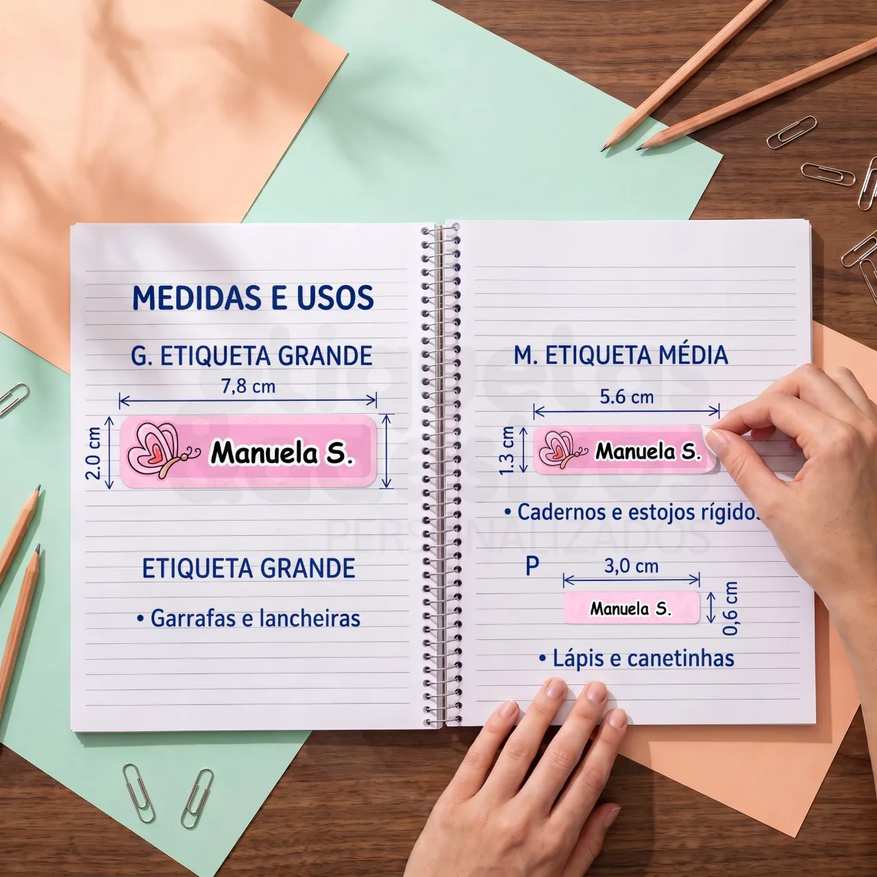 KIT ADESIVAS COM TEMA
