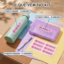 KIT ADESIVAS COM TEMA