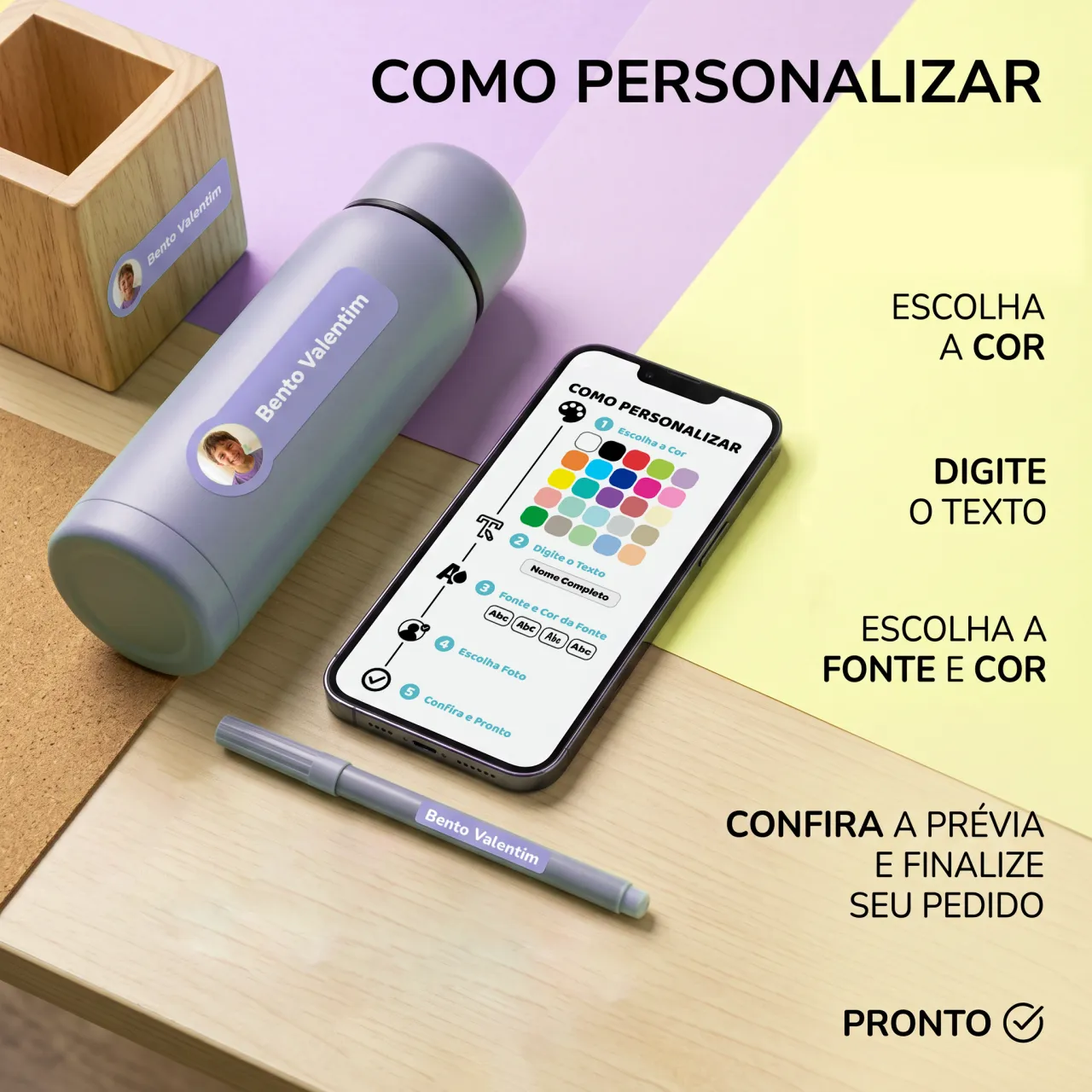 Kit Colégio com foto