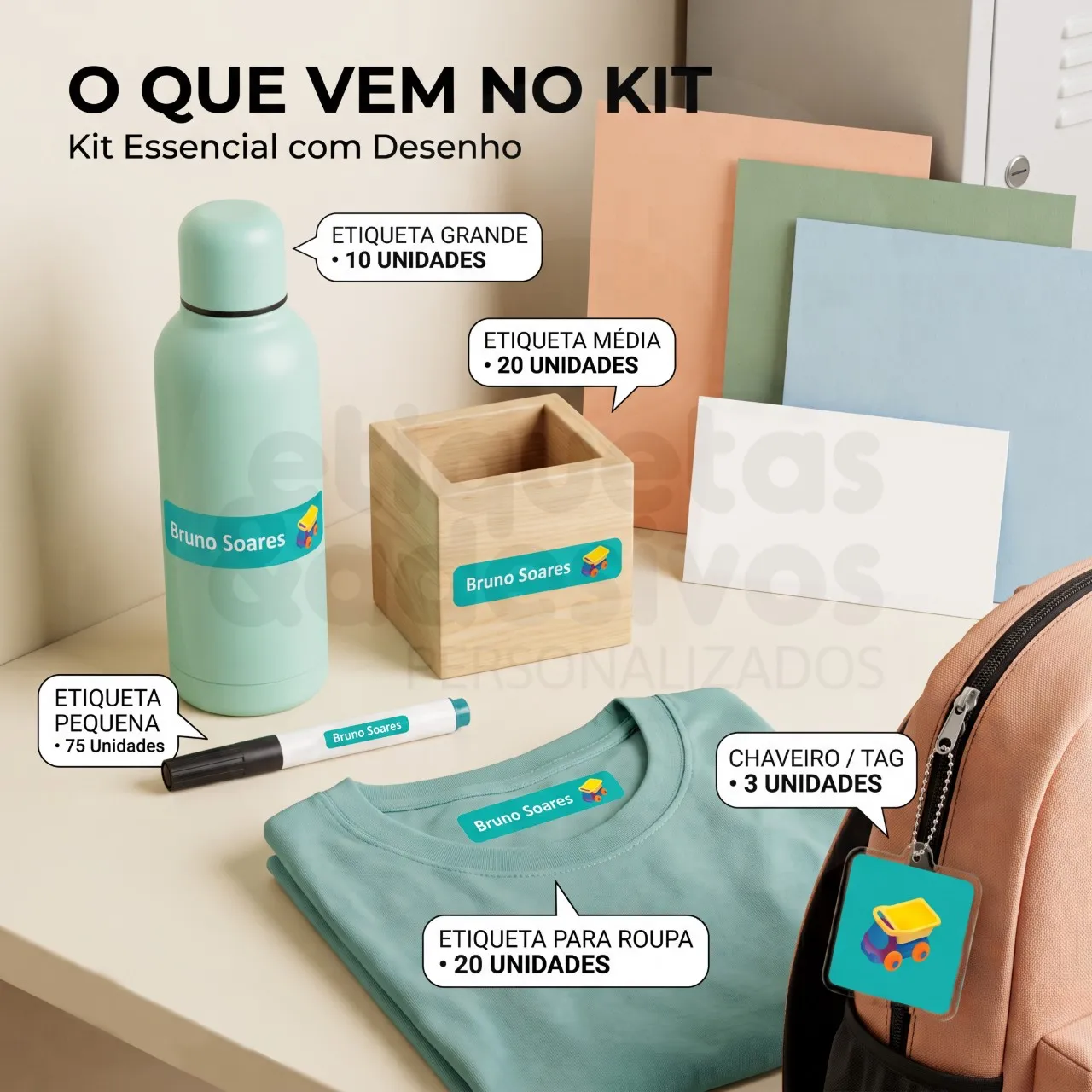 Kit Essencial  com Desenho
