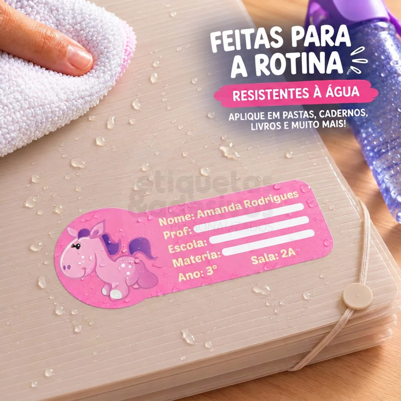 Etiqueta para matéria