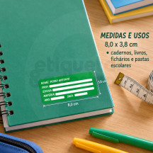 Etiqueta para matéria