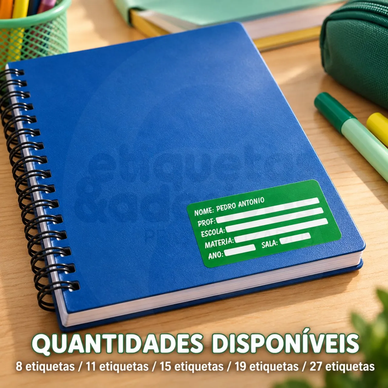 Etiqueta para matéria