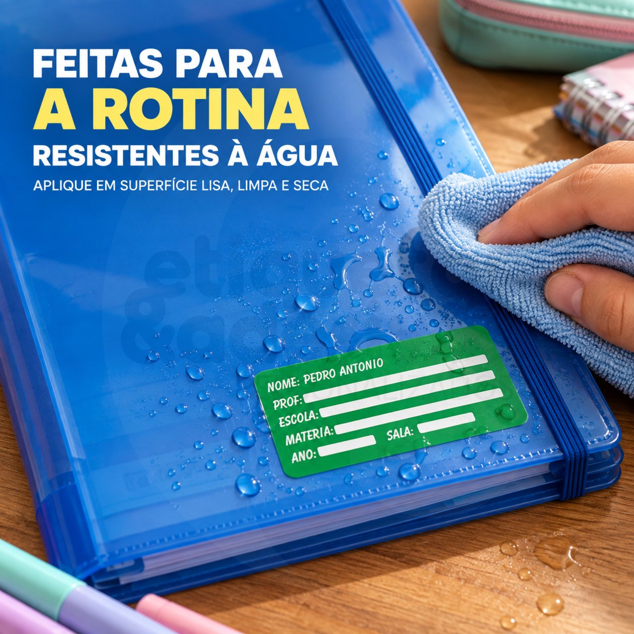 Etiqueta para matéria