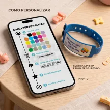 Pulseira de identificação