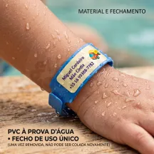 Pulseira de identificação