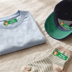 Etiqueta com foto para ROUPAS (Iron-on)