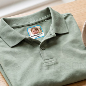 Etiqueta Para Roupas Quadrada Com Foto