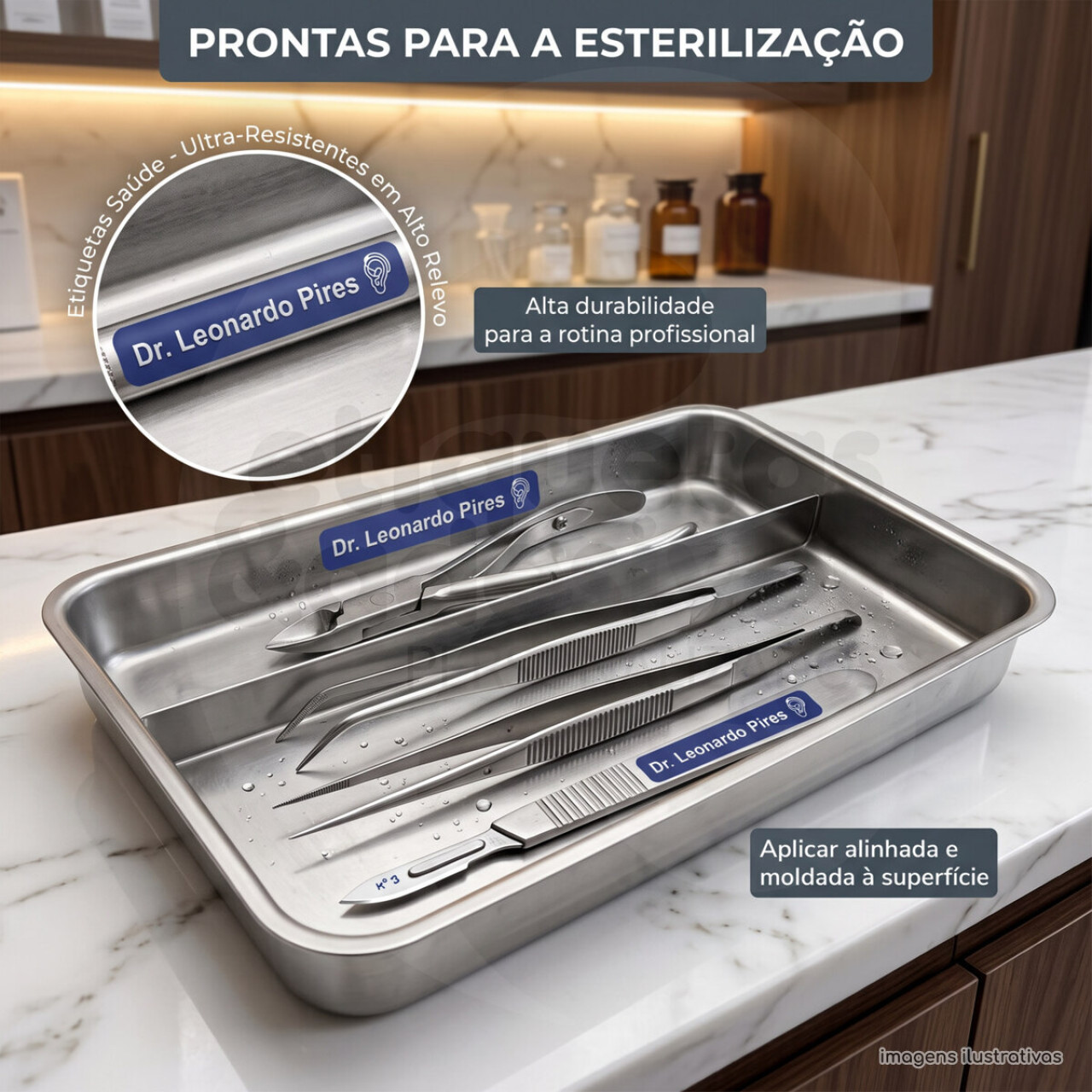 Etiqueta média instrumentais Linha Ultra Resistente