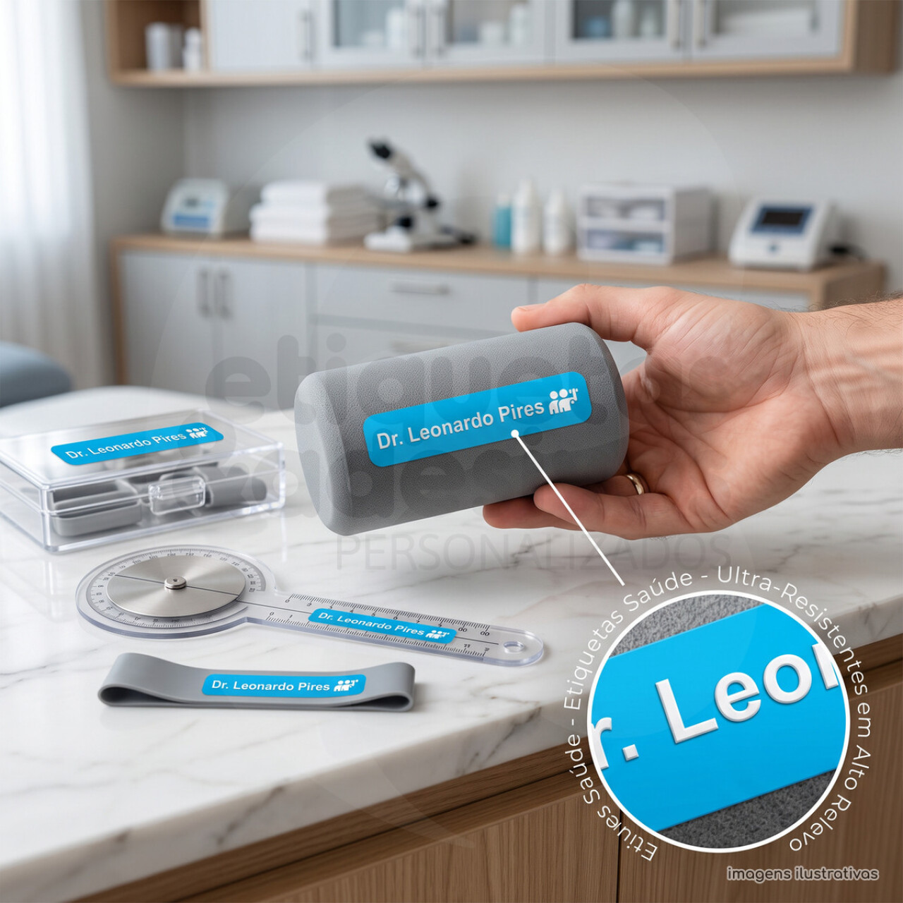 Etiqueta média instrumentais Linha Ultra Resistente