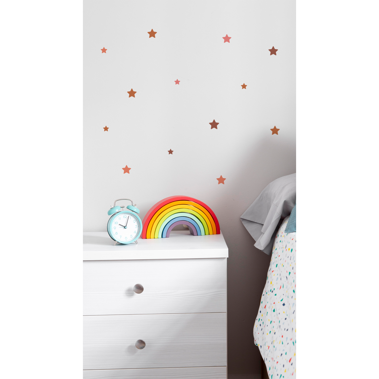 Adesivo Poá Estrela Doce Jardim Coral