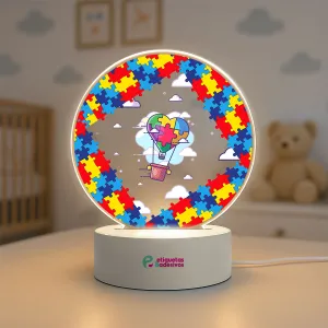 Luminária Autismo com Nuvens