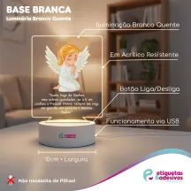 Luminária Anjinha da Guarda