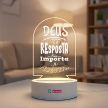 Luminária Deus é a Resposta