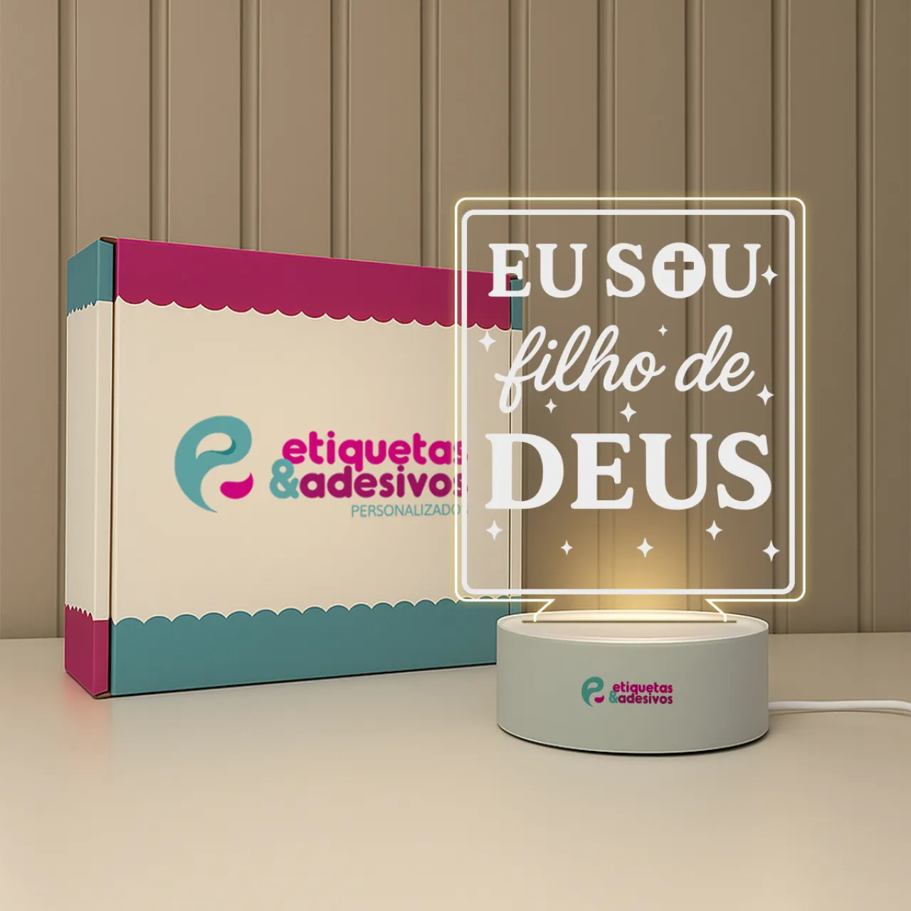Luminária Eu Sou Filho de Deus