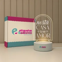Luminária Nesta Casa Tem Amor