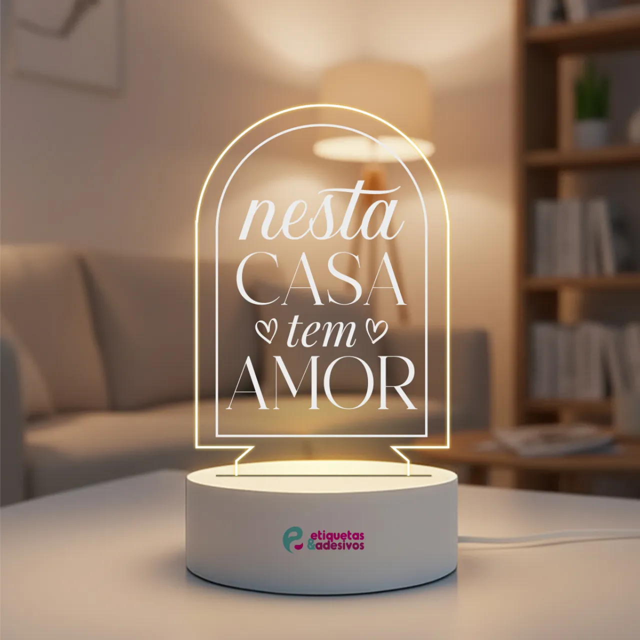 Luminária Nesta Casa Tem Amor