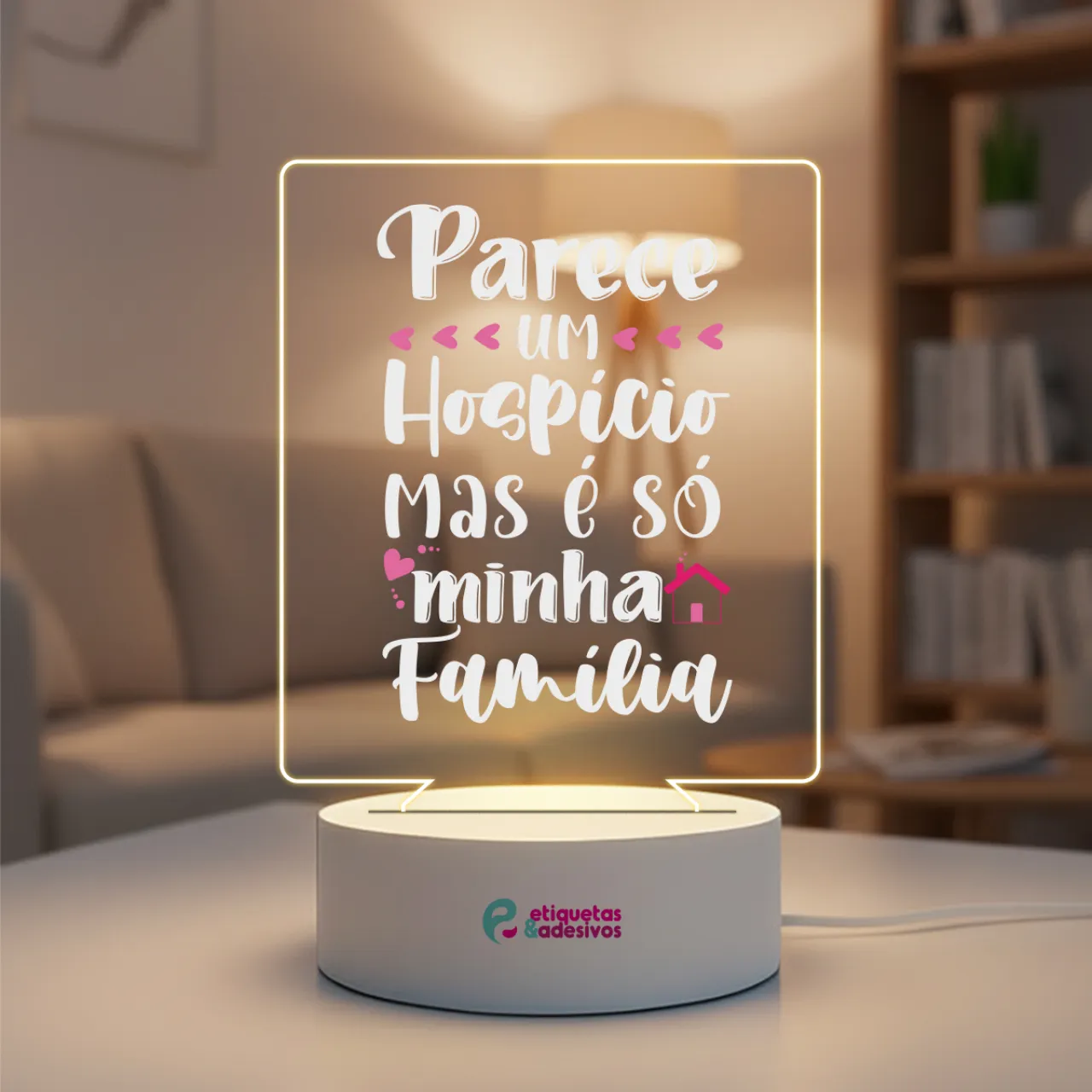 Luminária Parece um Hospício