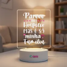 Luminária Parece um Hospício
