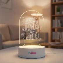 Luminária Planos de Deus