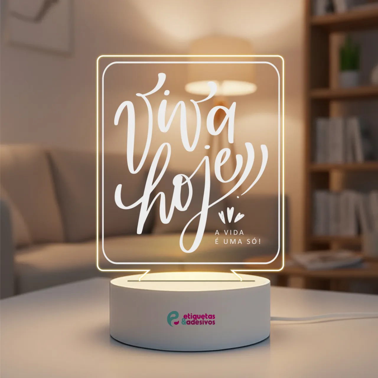 Luminária Viva Hoje
