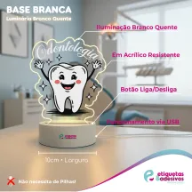 Luminária Odontologia Happy