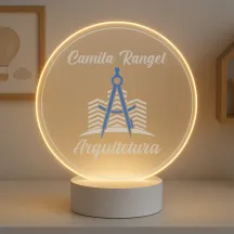 Luminária Profissões Arquitetura Com Nome