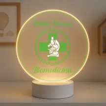 Luminária Profissões Biomedicina Com Nome