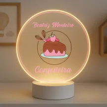 Luminária Profissões Confeiteira Com Nome