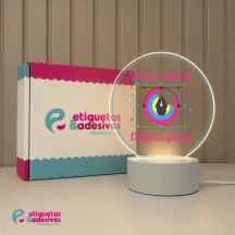Luminária Profissões Designer Gráfico Com Nome