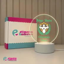 Luminária Profissões Educação Física Com Nome
