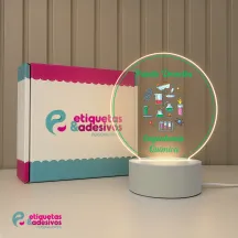 Luminária Profissões Engenharia Química Com Nome