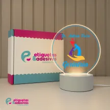 Luminária Profissões Geriatria Com Nome