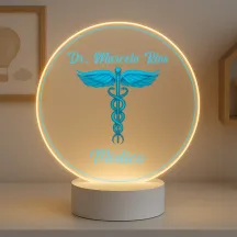 Luminária Profissões Médico Com Nome